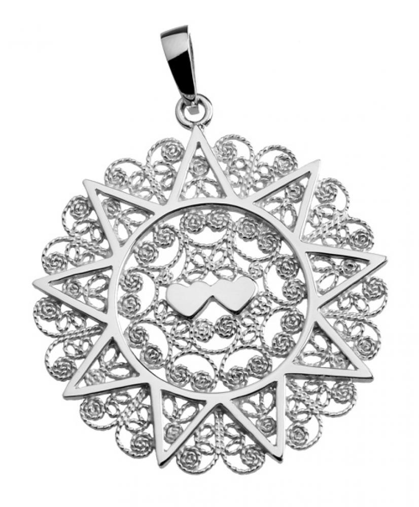 Ciondolo presentosa PT03C in argento 925%° cm 3,2